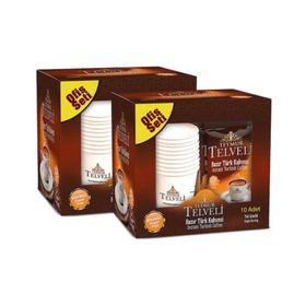 Teymur 10x7 gr Telveli Şekersiz Türk Kahvesi