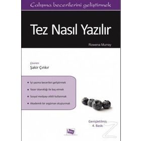 Tez Nasıl Yazılır - Rowena Murray