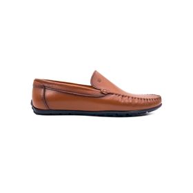 Tezcan Yalı Taba Hakiki Deri Erkek Loafer Ayakkabı