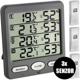 TFA 30.3054 Klima Monitör Çoklu Ortam Sıcaklık ve Nem Ölçer