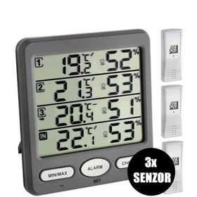 TFA 30.3054 Klima Monitör Çoklu Ortam Sıcaklık ve Nem Ölçer