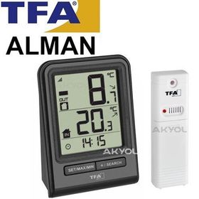 TFA 30.3063 İç Dış Sıcaklık Ölçer Termometre