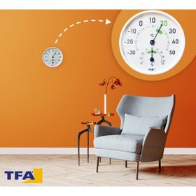 TFA 45.2045.02 Geniş Göstergeli Analog Sıcaklık Nem Ölçer