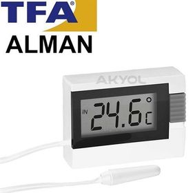 TFA İç Dış Ölçer Mini Termometre
