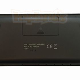 TFA Kırmızı Hologramlı 3D Masaüstü Saat