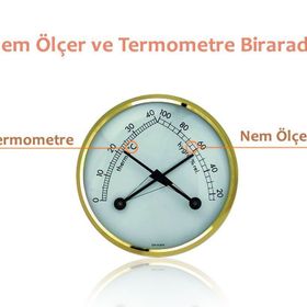 TFA Mekanik Mini Oda Termometre Nem Ölçer