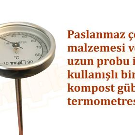 TFA Metal Kompost Termometresi