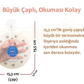 TFA Pencere Termometresi