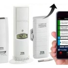 TFA WH502-BM SET Kablolu Sensörlü Akıllı Sıcaklık ve Nem Ölçer