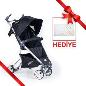 TFK Dot Siyah Bebek Arabası