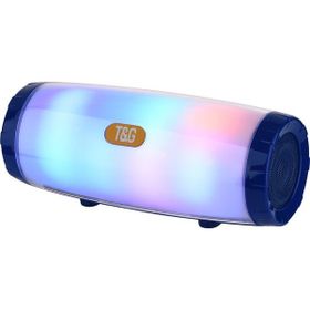 T&G 165C 109008 Kablosuz 5.0 Led Işıklı Mavi Bluetooth Hoparlör