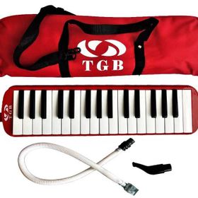 Tgb 32 Tuşlu Bez Çantalı Kırmızı Melodika