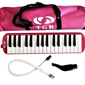 Tgb 32 Tuşlu Bez Çantalı Pembe Melodika