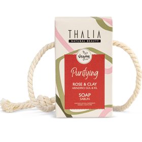 Thalia 140 gr Gül ve Kil Özlü Doğal İpli Sabun