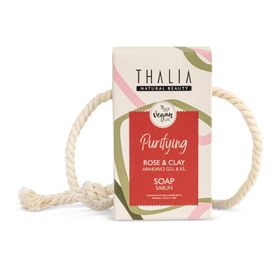 Thalia 140 gr Gül ve Kil Özlü Doğal İpli Sabun