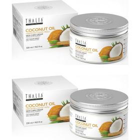 Thalia 2x250 ml Coconut Oil Hindistan Cevizi Yağı Cilt Bakım Kremi