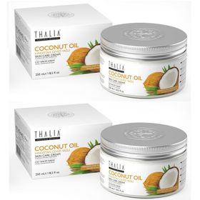 Thalia 2x250 ml Coconut Oil Hindistan Cevizi Yağı Cilt Bakım Kremi