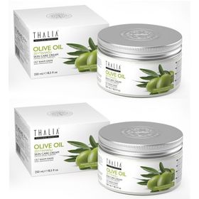 Thalia 2x250 ml Zeytinyağlı Cilt Bakım Kremi