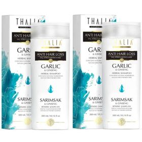 Thalia 2x300 ml Sarımsak Ve Ginseng Özlü Saç Bakım Şampuanı