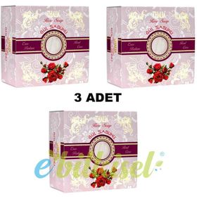 Thalia 3'lü 150 gr Doğal Gül Özlü Sabun