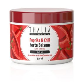 Thalia 500 ml Kırmızı Biber ve Acı Biber Özlü Masaj Jeli
