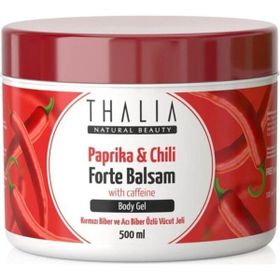 Thalia 500 ml Kırmızı Biber ve Acı Biber Özlü Masaj Jeli