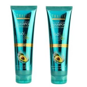 Thalia Ebru Şallı Kuru ve Normal Saçlar İçin Avokado Özlü 2x300 ml Bakım Şampuanı