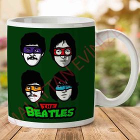 The Beatles Teenage Mutant Ninja Turtles Baskılı Kupa