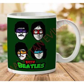 The Beatles Teenage Mutant Ninja Turtles Baskılı Kupa
