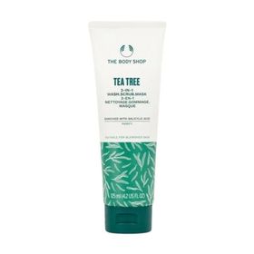 The Body Shop 125 ml Çay Ağacı 3'ü 1 Arada Temizleyici Scrub Maske