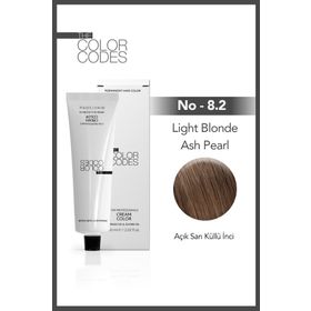 The Color Codes 8.2 Açık Sarı Küllü İnci 60 ml ml Kalıcı Krem Saç Boyası