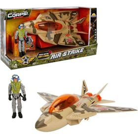 The Corps Air Strike Sesli ve Işıklı Askeri Oyun Seti
