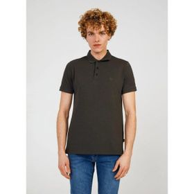 The Crow Father Basic Antrasit Polo Yaka Erkek T-Shirt