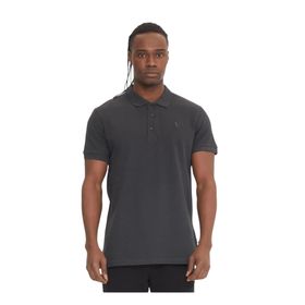 The Crow Father Basic Antrasit Polo Yaka Erkek T-Shirt