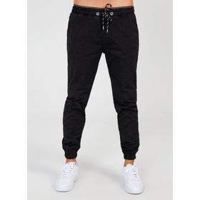 The Crow JACK Regular Fit Siyah Erkek Eşofman Altı