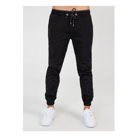 The Crow JACK Regular Fit Siyah Erkek Eşofman Altı