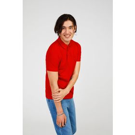 The Crow TC4613 Polo Yaka Düz Kırmızı Erkek T-Shirt