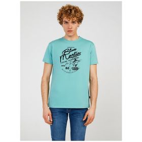 The Crow TC711110 Bisiklet Yaka Baskılı Mint Erkek T-Shirt