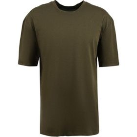 The Crow TC9010 Bisiklet Yaka Baskılı Haki Erkek T-Shirt