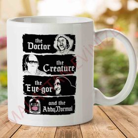 The Doctor the Creature Young Frankenstein Baskılı Kupa