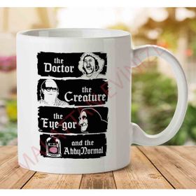 The Doctor the Creature Young Frankenstein Baskılı Kupa