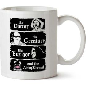 The Doctor the Creature Young Frankenstein Baskılı Kupa