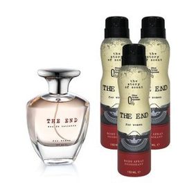 The End 100 ml Kadın Parfüm ve 3x150 ml Deodorant