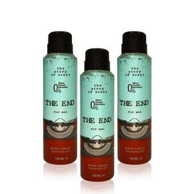 The End 3x150 ml Erkek Deodorant