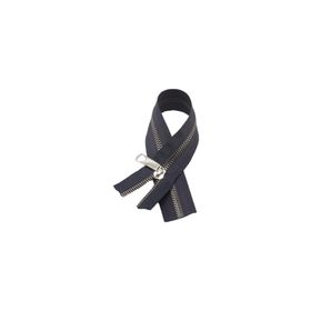 The Fabric Yarn Lacivert Gümüş 30 cm Fermuar
