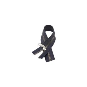The Fabric Yarn Lacivert Gümüş 30 cm Fermuar