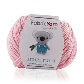 The Fabric Yarn Toz Pembe Slim Cotton İp