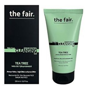 The Fair Çay Ağacı ve Salisilik Asit İçerik Sebum Dengeleyen Yağlı Ciltler için 150 ml Vegan Yüz Yıkama Jeli