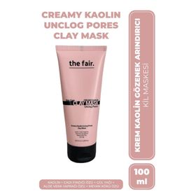 The Fair Creamy Kaolin 100 ml Gözenek Temizleyici Kil Maskesi