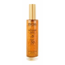 The Fair Sun Light Shine SPF50 PA Parıltılı Güneş Koruyucu 100 ml Vücut ve Saç Yağı